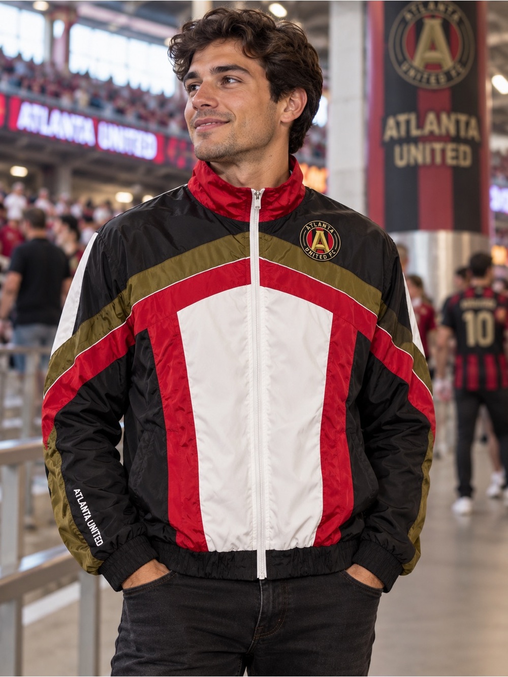 🆕 The Wild Collective Atlanta United FC Track Jacket Men’s/Unisex Small NWT